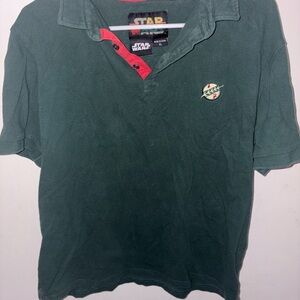 Star Wars Dark Green Polo with Red Accents